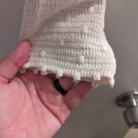 Vintage Carlisle crochet cardigan set silk blend - Picture 8 of 10